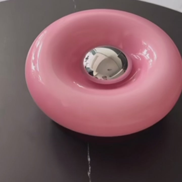 Pink Donut Portable Touch Lamp